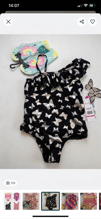 Купальник на дівчинку zara,rezerved, 122,128,134 spf50