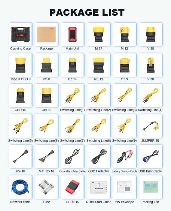 Launch X431 SmartLink C HD Módulo Diagnóstico Pesados (NOVO)