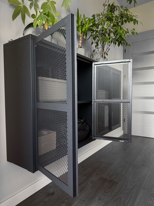 Szafki z drzwiczkami z siatki metalowe IKEA