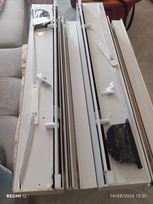 Caixa e persiana para janela PVC