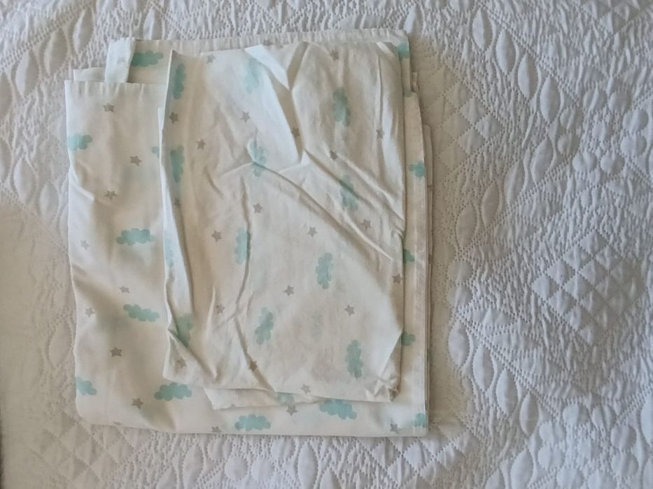 Capas Edredon com fronha - Berço bebé - 125x110cm -6eur/unidade