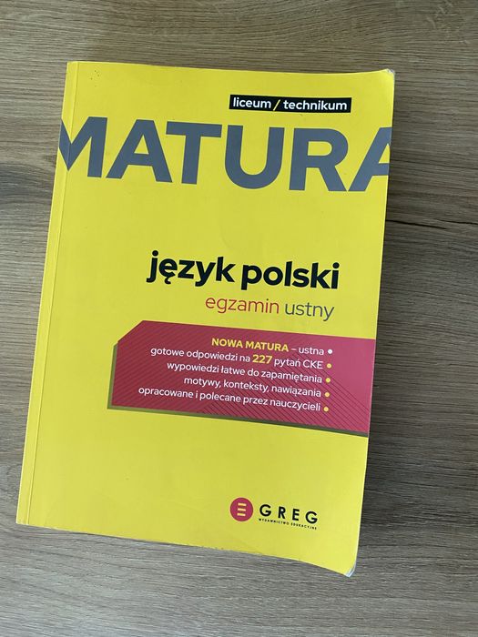 Matura ustna język polski Greg