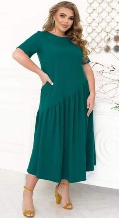 Зелена сукня, розмір 54-56