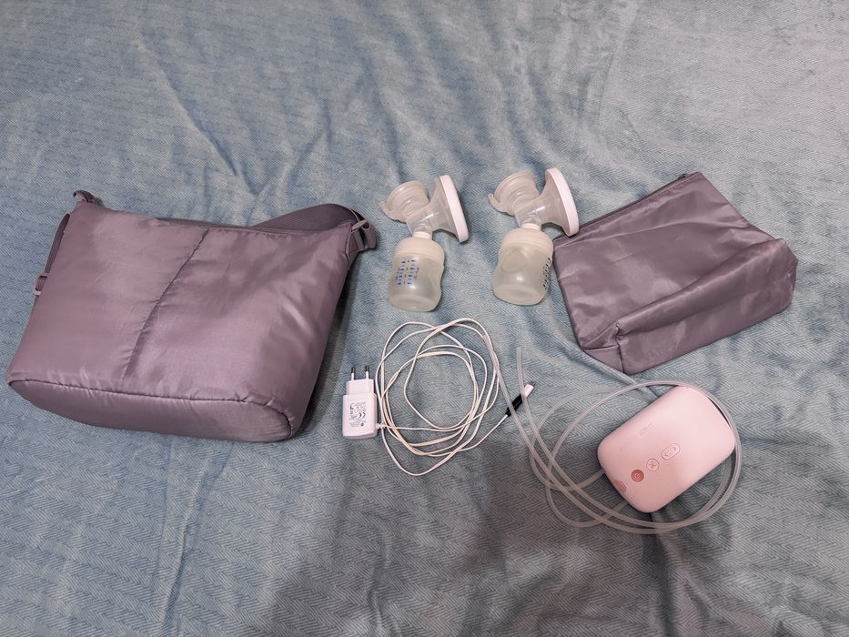 Подвійний електричний молоковідсмоктувач  Philips Avent