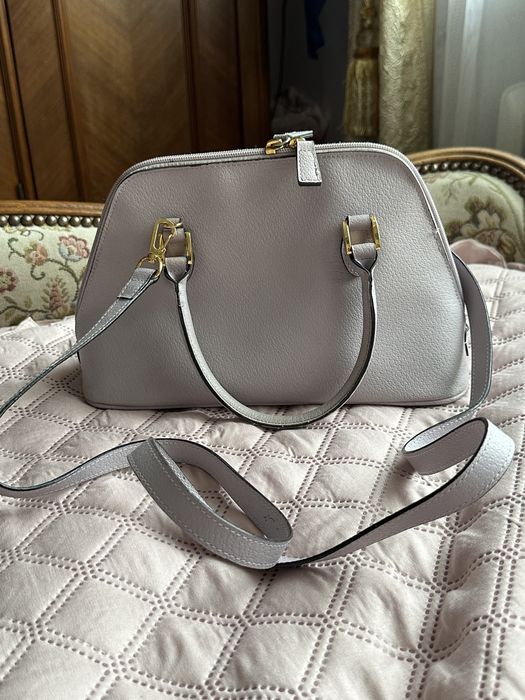 Torebka kuferek liliowa