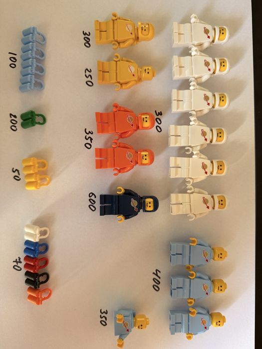 Lego minifigures, Classic Space, лего мініфігурки классичні космонавти