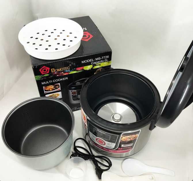 Мультиварка 5л.  1500 ват  12 программ, пароварка рисоварка. Нова