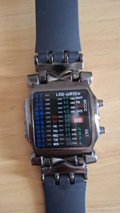 Годинник на LED лампах