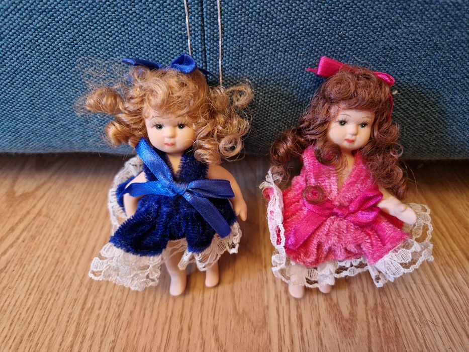 2 lalki z porcelany