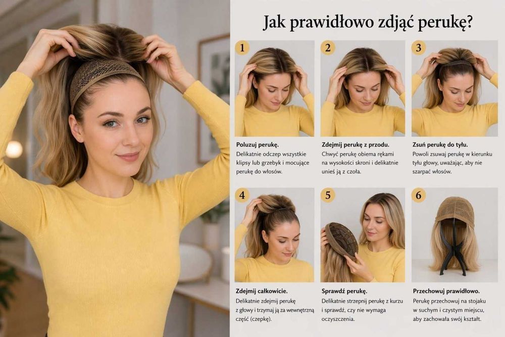 Peruka długa afro, loki blond z odrostem na mikroskórze -55cm-Nessaja salon peruk Kraków