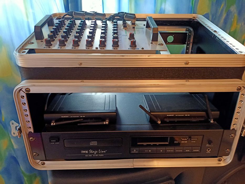 Mikrofon - mikrofony bezprzewodowe - Mascot - nadajnik i odbiornik