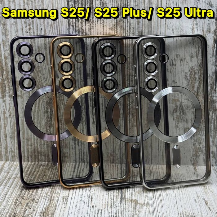 Чехол Chrome MagSafe на Samsung S25/ S25 Plus/ S25 Ultra чохол
