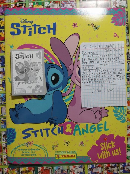 Stitch e Angel 2026 Panini