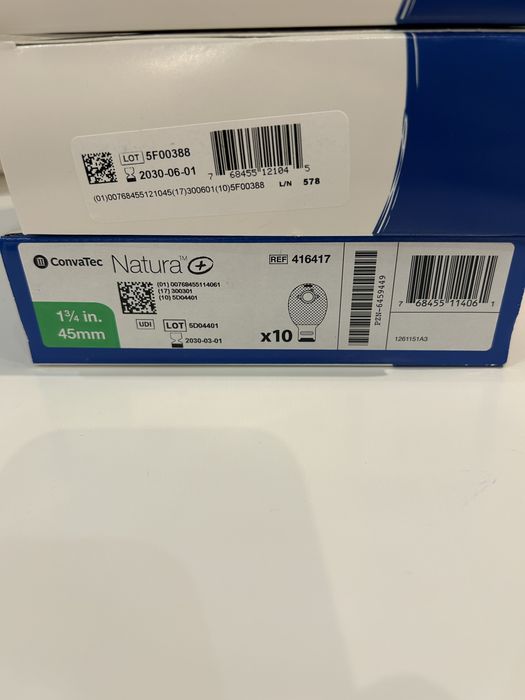 Worki stomijne Natura 45mm