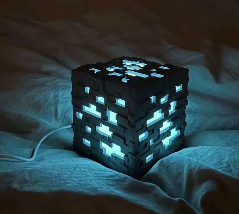 ‼️ Minecraft лампа куб LEDнічник Майнкрафт Подарунок фанату Kinder Joy