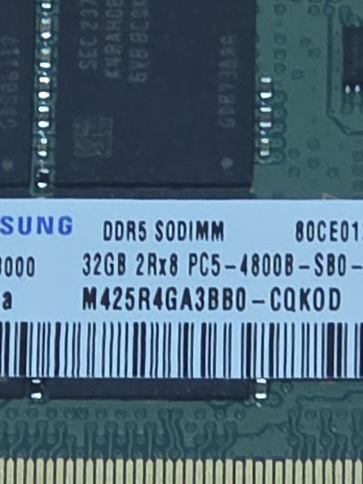 Samsung 64Gb (2x32Gb) Ddr5 Sodimm PARA PORTÁTIL