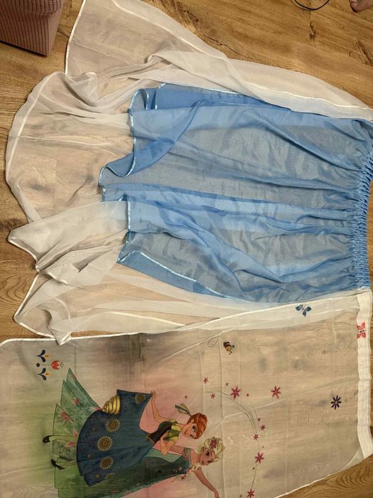 Firanka do pokoju dzieciecego Kraina Lodu