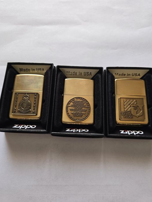 Lote zippo World War ll novo