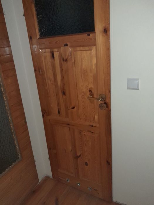 Drzwi wewnętrzne komplet 5szt. drewno lakierowane