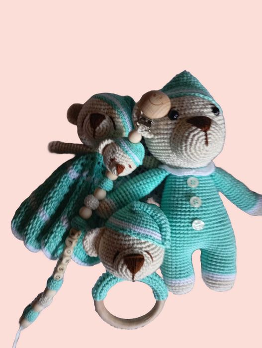 Prenda de Bebé em Amigurumi |Conjunto de croché, personalizável