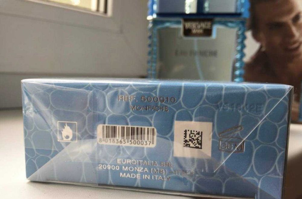 Духи для чоловіків Versace Man Eau Frai Туалетна вода чоловіча версачі