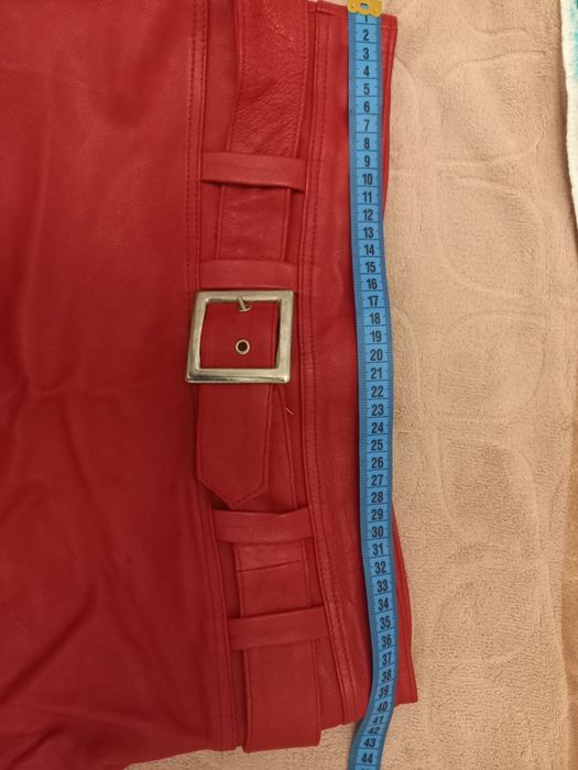 Юбка натуральная кожа б/у в отличном состоянии