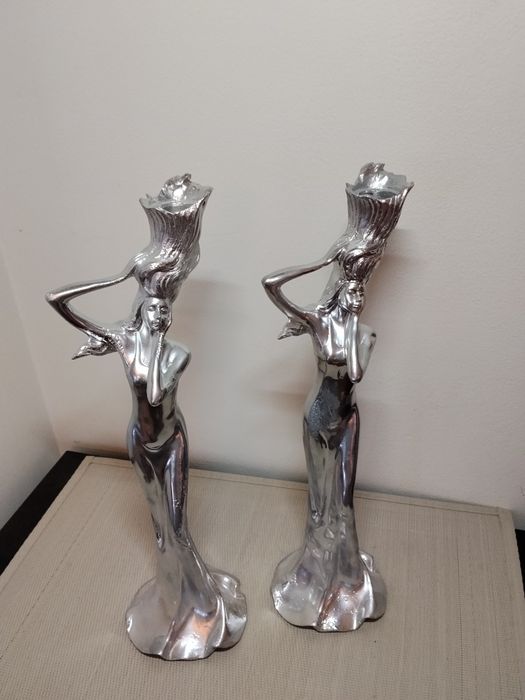 Stare świeczniki po babci