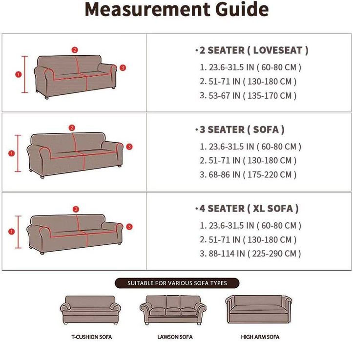 Pokrowiec na sofę kanapę elastyczny 135- 170 cm 2 osobową J161