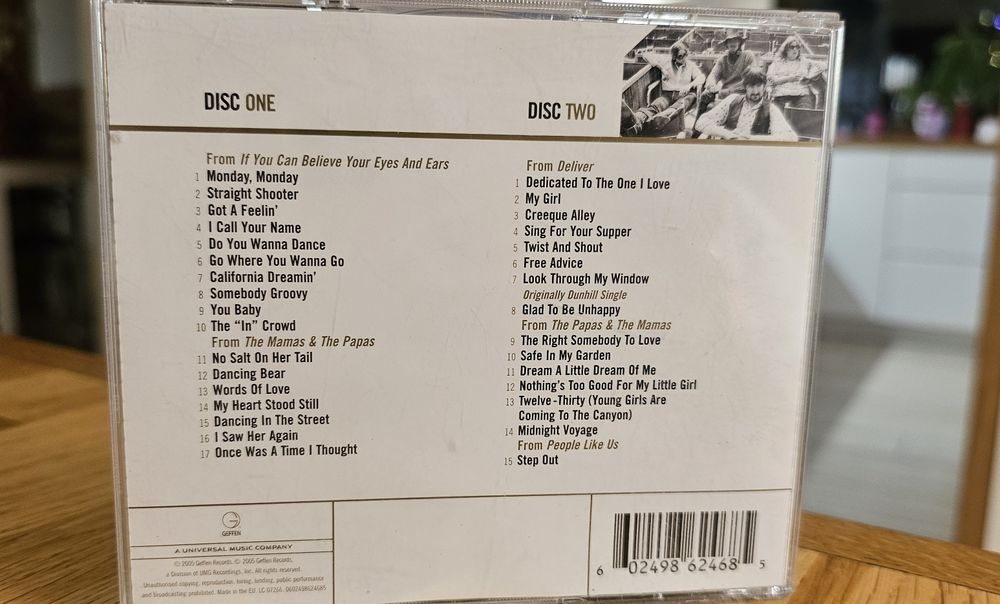 The Mamas & The Papas CD Gold cd