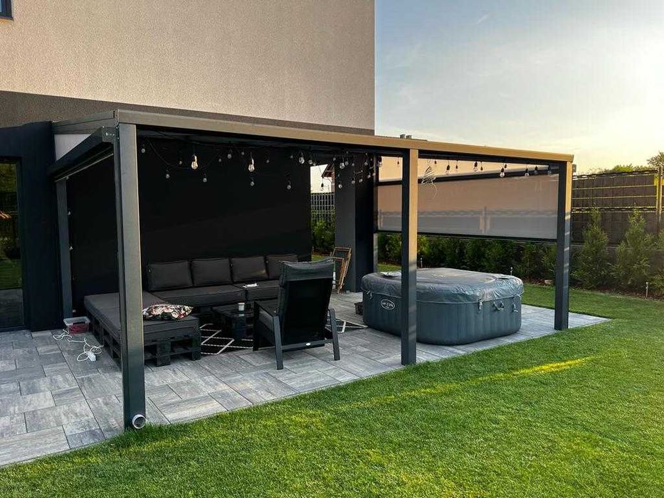 Zadaszenie Tarasu - Pergola - Ogród Letni, Aluminium 4,0x5,0m