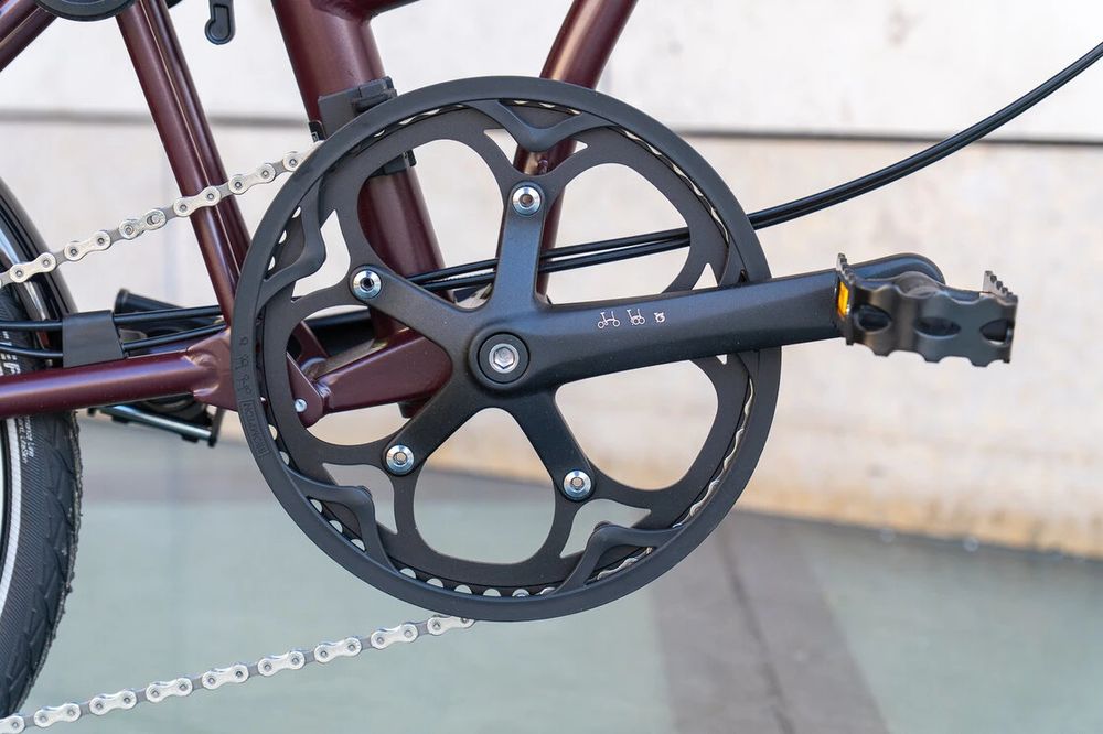 Rower składany Brompton C-Line 4s Red Plum