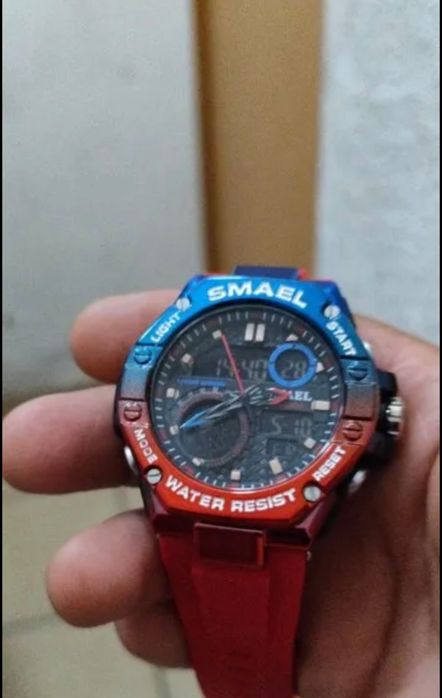 Relógio led militar SMAEL
