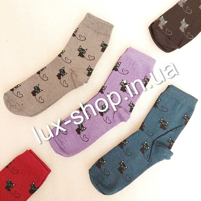 Жіночі шкарпетки (осінь, весна) набір 12 пар - якісні, житомирські