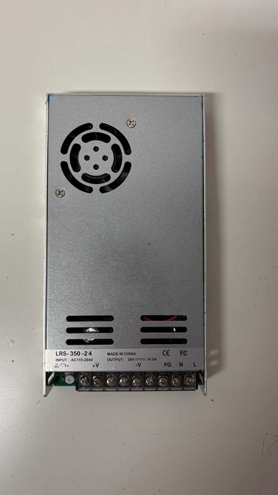 Zasilacz 24V 14,5A z drukarki 3D BIQU Hurakan – sprawny