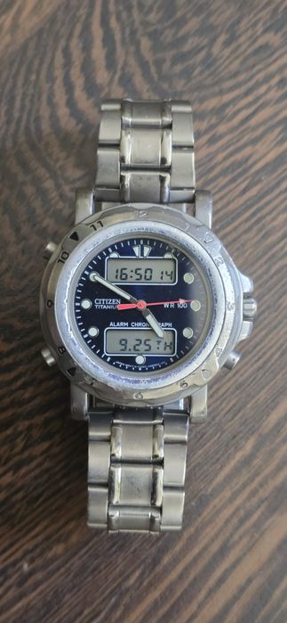 Годинник титановий Citizen Titanium C240 Japan часы наручные сітізен титан винтажные ретро