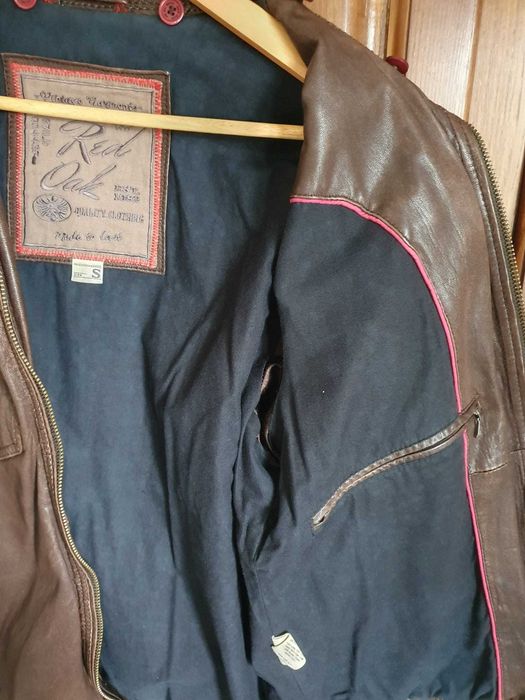 Casaco pele castanho Red Oak - Tamanho S