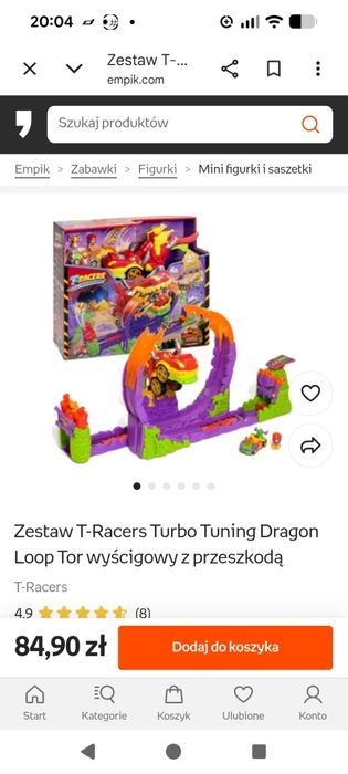Zestaw t-racers turbo