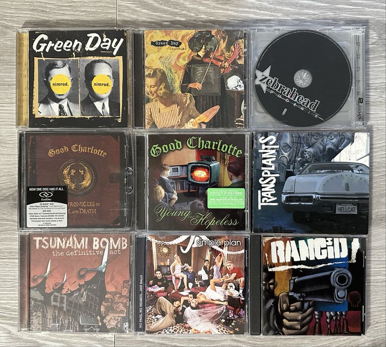 Музика на CD дисках, видання USA EU Japan (фірмові) rock, alternative, britpop, pop punk, indie
