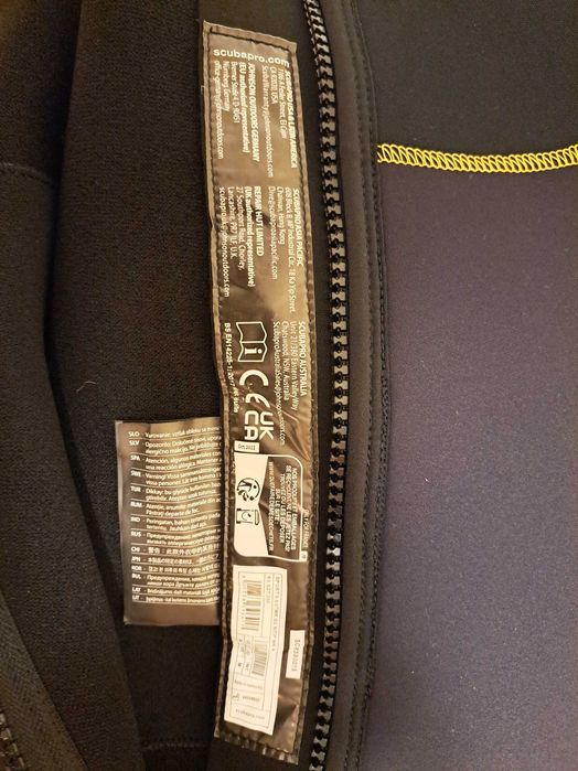 Fato de Mergulho SCUBAPRO SPORT, novo, 5mm Tamanho M / 50