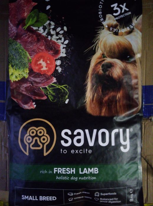 Savory Small Breed Lamb - корм для собак дрібних порід (ягня) 8кг