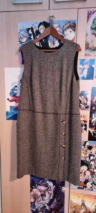 Sukienka, Princeska szara 46, Salko