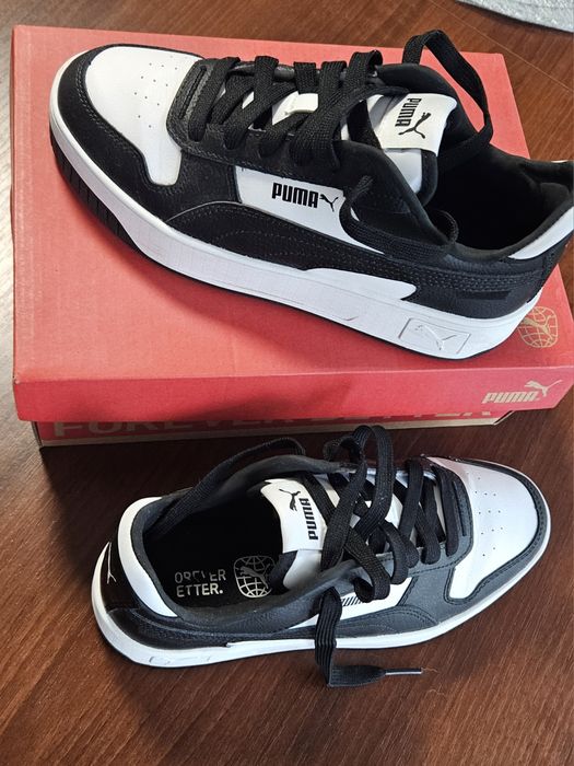 Buty puma czarnobiałe