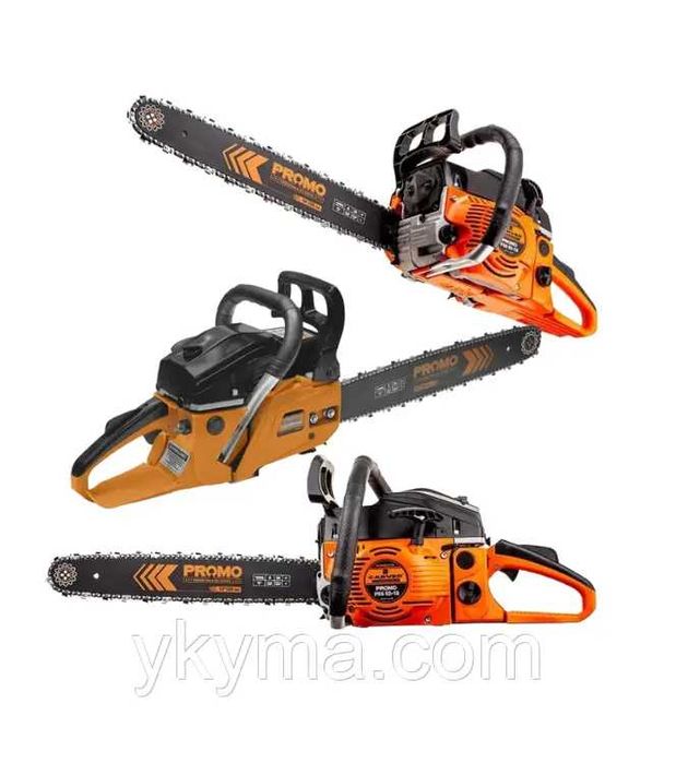 Ланцюгова бензопила CARVER 18", 52 куб.см, 7000 об/хв