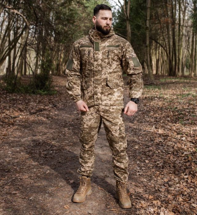 Військова форма горка парка штани піксель зсу мультикам военная кітель