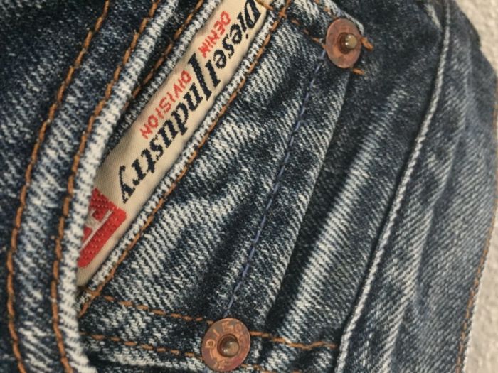 Diesel jeansy 30/30, 76cm w pasie, unikatowe, szyte we Włoszech