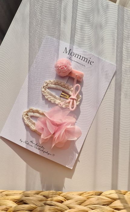 Заколки Бантики  Резинки ручної роботи