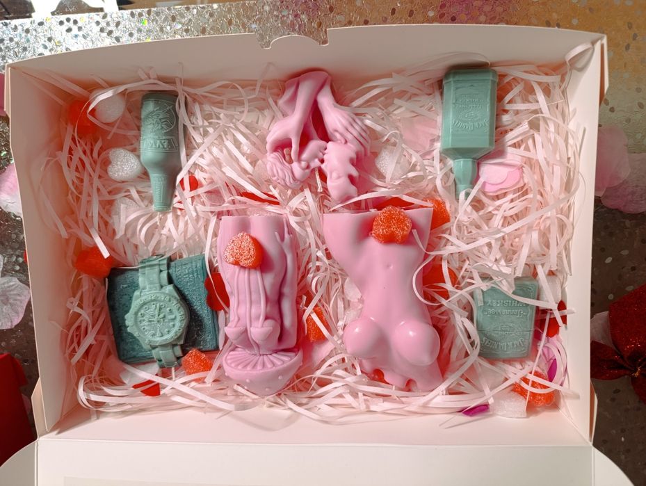 Zestaw prezentowy, swiece sojowe