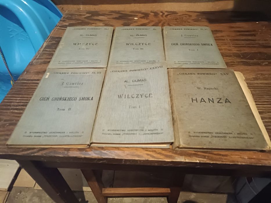 Książki 6 sztuk z serii Ciekawe opowieści 1913 r.