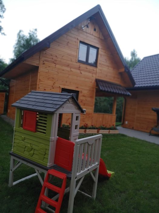 Domek nad jeziorem, Okuninka Jezioro Białe, Domek z Jakuzzi, Strefa relaksu