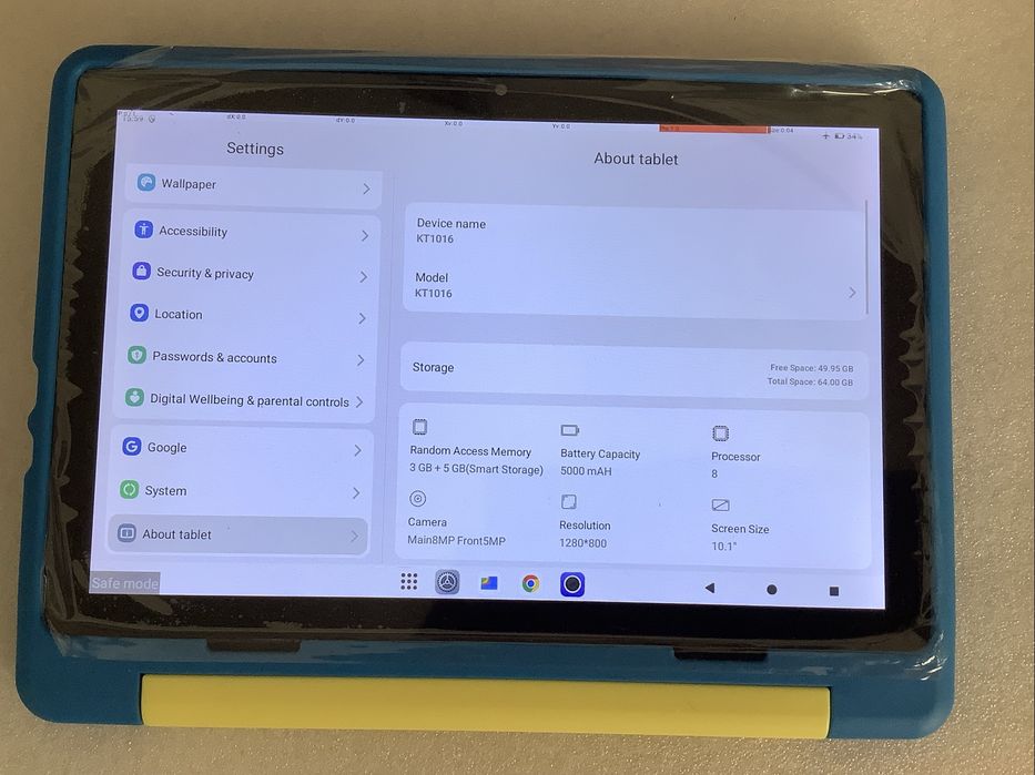 Tablet 10.1 polegadas para crianca